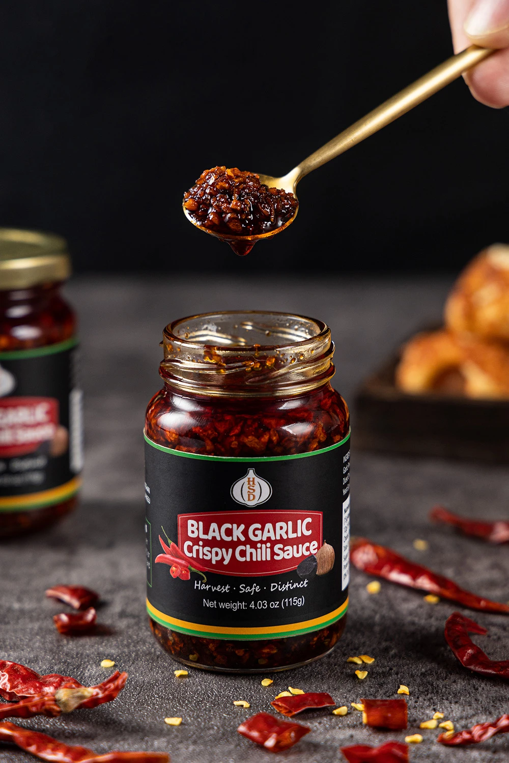 Black Garlic Crispy Chili Sauce